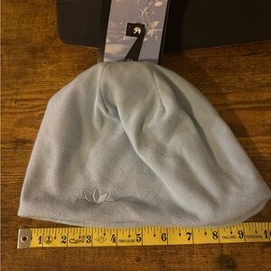 REI Women's Microfleece Beanie Hat in Pale Blue